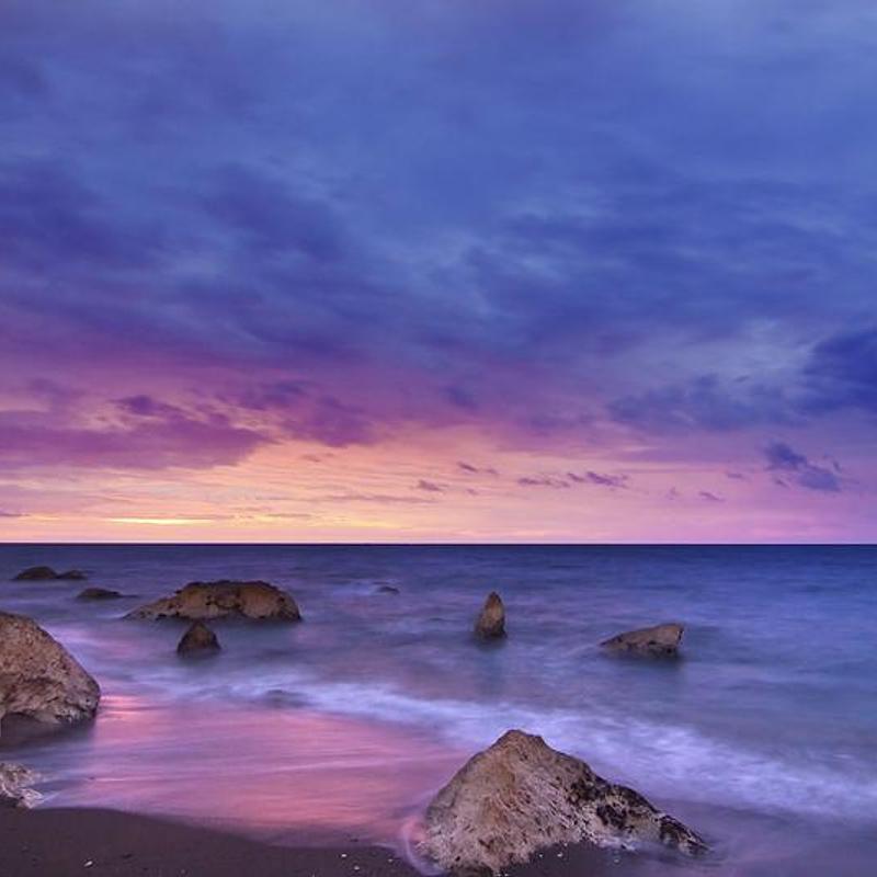 Marsh creek at dawn, large print