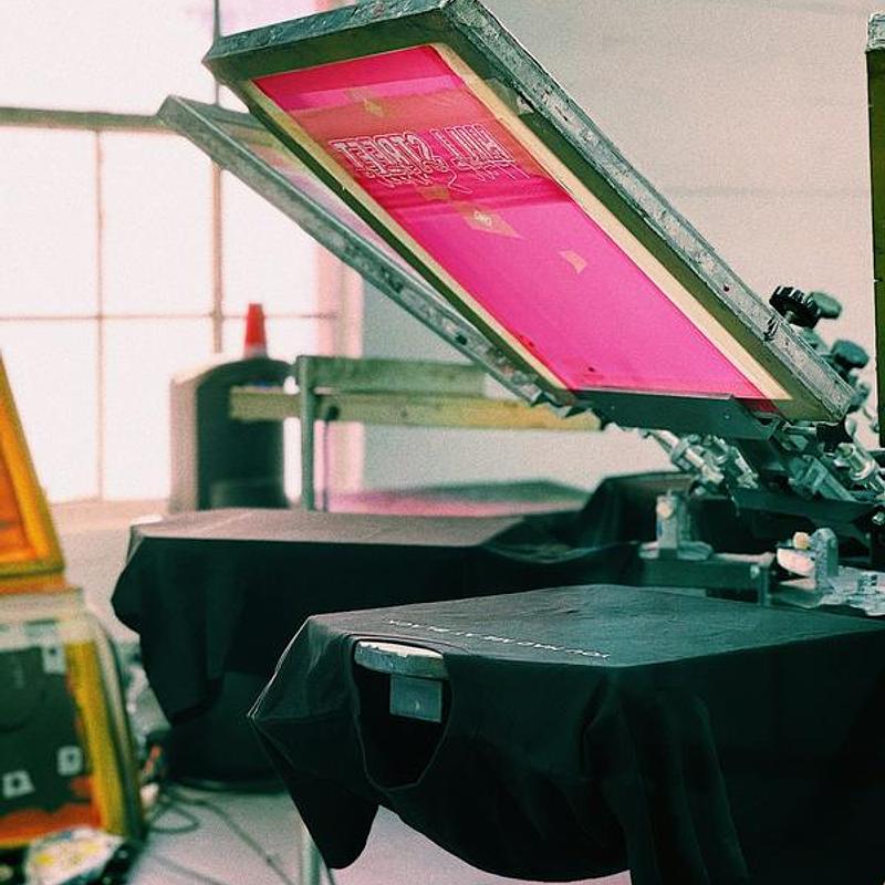 Things in my fridge, risograph print