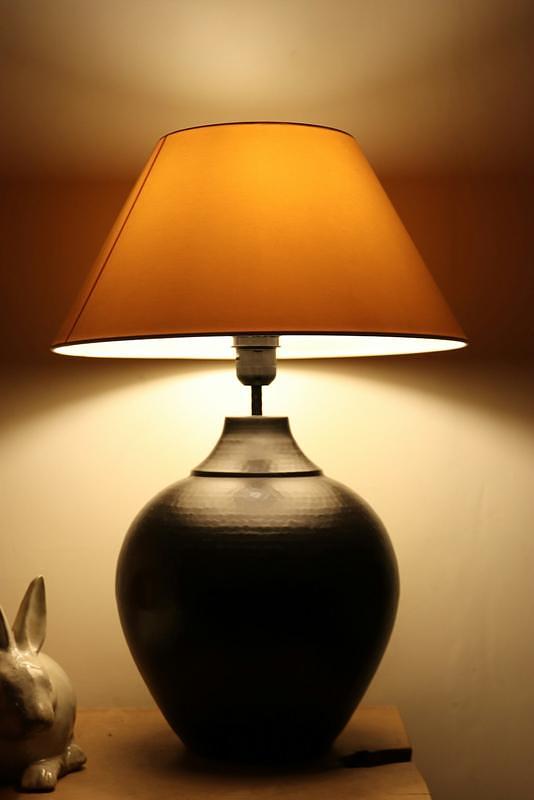 Spun aluminium reading light