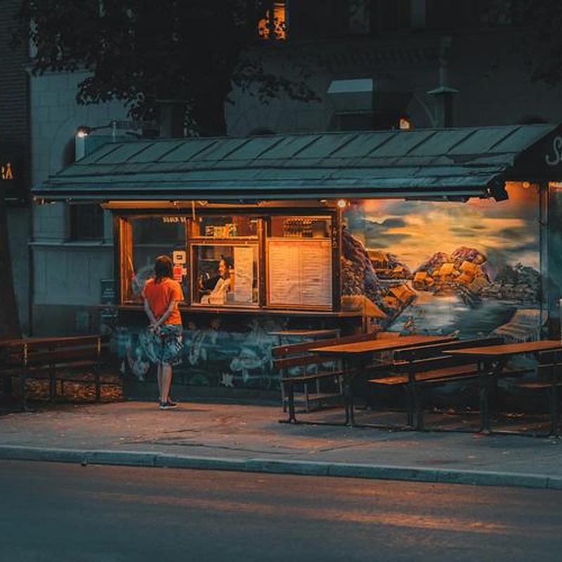 Crossing, Friday, open print