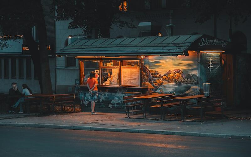 Crossing, Friday, open print